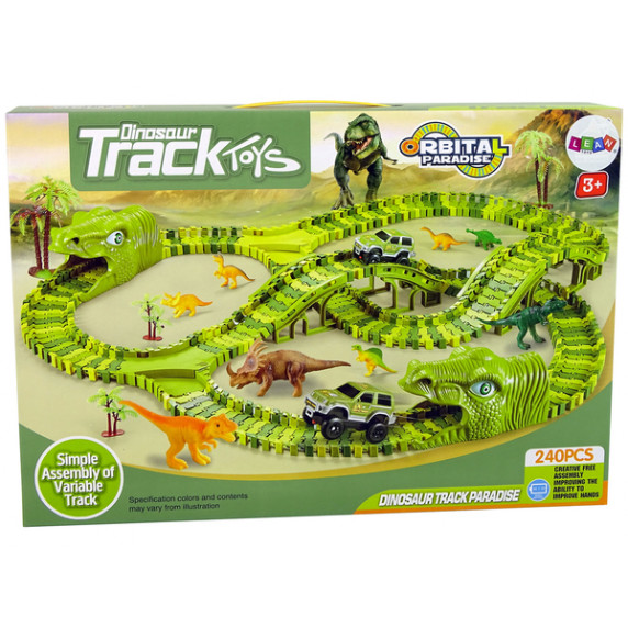 Autodráha+ figúrky dinosaurov  Track Toys