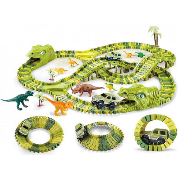 Autodráha+ figúrky dinosaurov  Track Toys