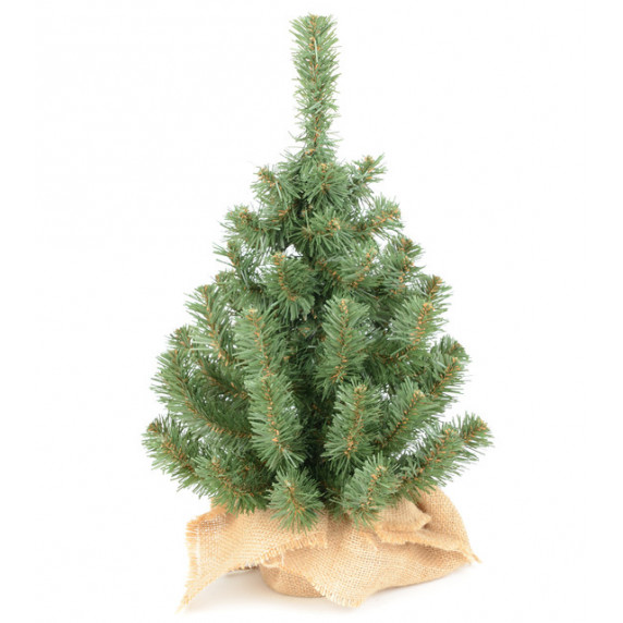 Vianočný stromček v jute 60 cm Inlea4Fun JUTA 