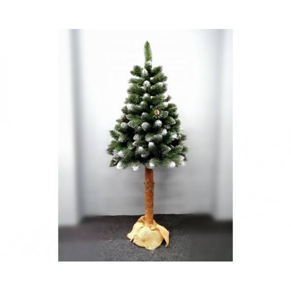 Zasnežený vianočný stromček VERONA 220 cm s kmeňom