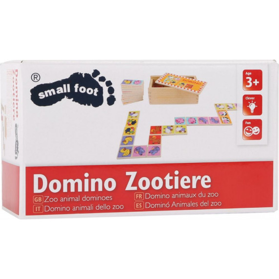 Domino v drevenej krabice SMALL FOOT - farma