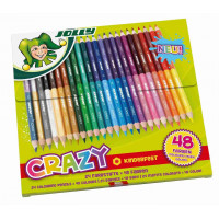 Farebné ceruzky JOLLY Crazy 24/48 kusov 