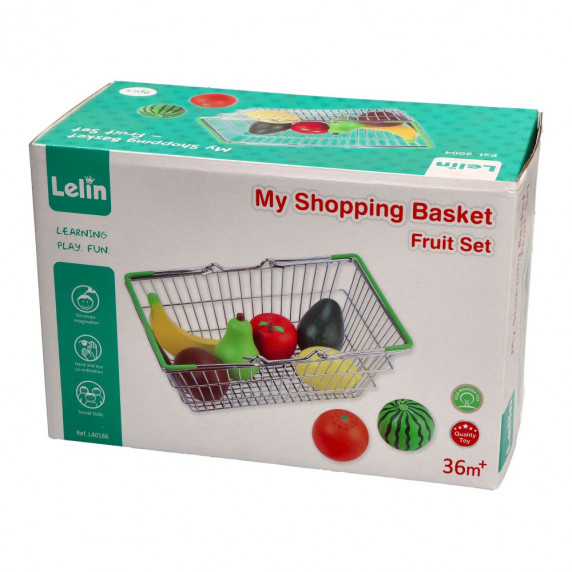 Nákupný košík s ovociami LELIN