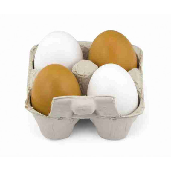 Drevené vajcia 4 kusy LELIN