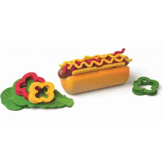 Drevené potraviny Hot-Dog WOODYLAND