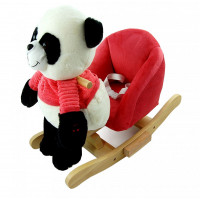 Hojdacia hračka Panda Nefere - červená 