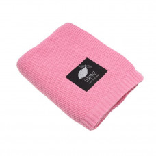 Pletená detská deka, prikrývka LEMONII Baby Blanket - ružová Preview