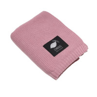 Pletená detská deka, prikrývka LEMONII Baby Blanket - staroružová 