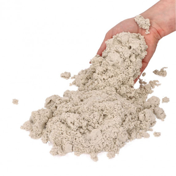 Kinetický piesok 3 kg ADAM TOYS Natursand + formičky v tvare písmen a čísiel