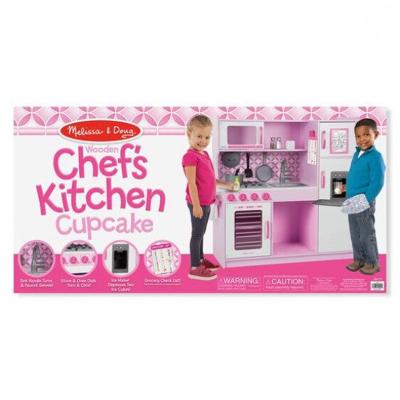 Detská drevená kuchynka MELISSA&DOUG Chef's Kitchen Cupcake