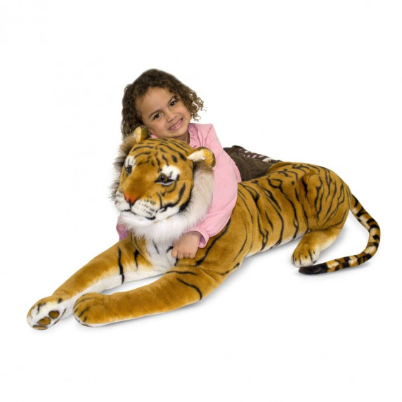 Plyšový tiger ležiaci 100 cm Melissa & Doug TIGER GIANT STUFFED ANIMAL
