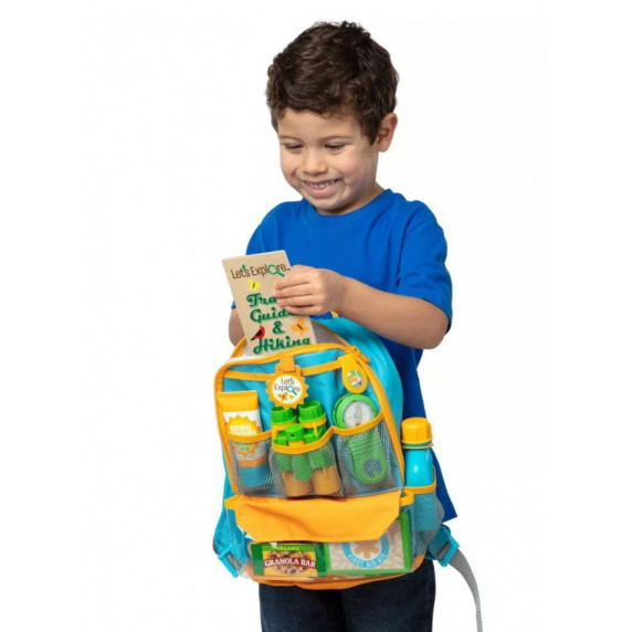 Detský turistický ruksak s príslušenstvom Melissa & Doug Hiking Play Set