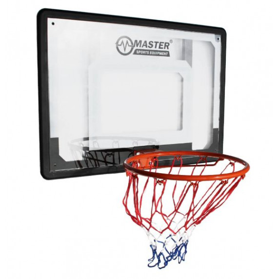 Basketbalový kôš s doskou MASTER 80 x 58 cm
