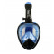 Celotvárová maska na šnorchlovanie MASTER L-XL - čierna/modrá