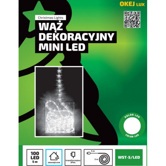OKEJ Mini LED pás 5 m, 100 LED - viacfarebný