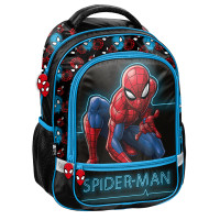 Školská taška 42 x 31 x 16 cm PASO Spiderman - modrý/čierny 