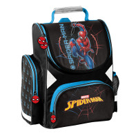 Školská taška 36 x 28 x 15 cm PASO Spiderman - čierna/modrá 