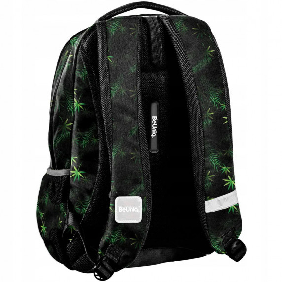 Školská taška PASO BeUniq - zelené lístie