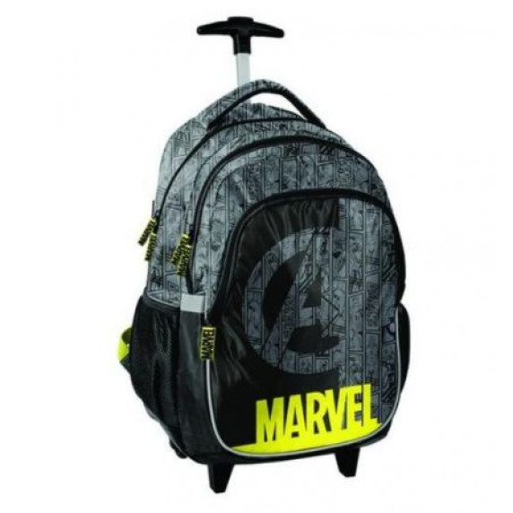 Školský set PASO Marvel školská taška na kolieskach + peračník + vak na telocvik