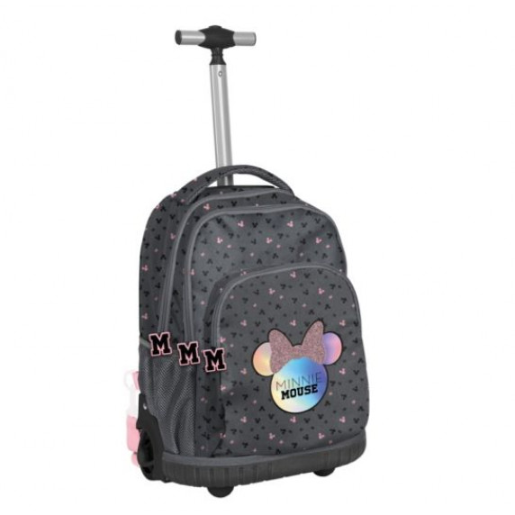 Školský set PASO Minnie Mouse školská taška na kolieskach + peračník + vak na telocvik