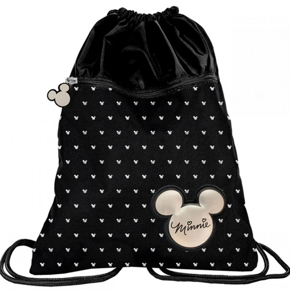 Školský set PASO Minnie Mouse čierny - školská taška, vak na telocvik, peračník