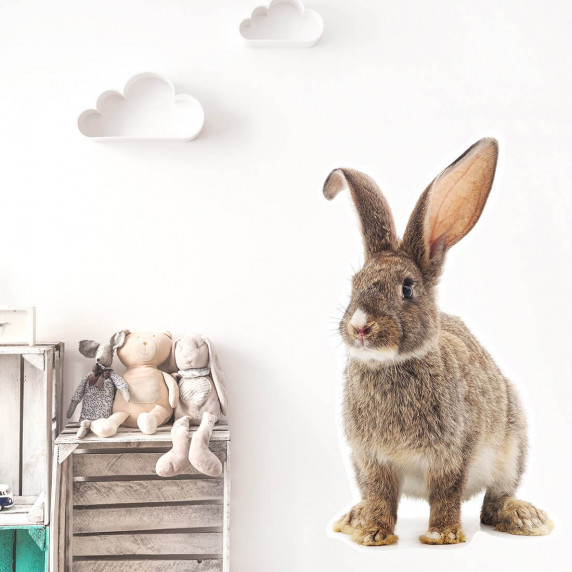 Dekorácia na stenu 60 x 35 cm RABBIT - zajačik S