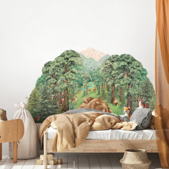 Dekorácia na stenu 114 x 80 cm FOREST - les