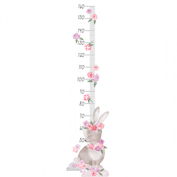 Mierka vzrastu SECRET GARDEN Rabbit - Zajačik ružový