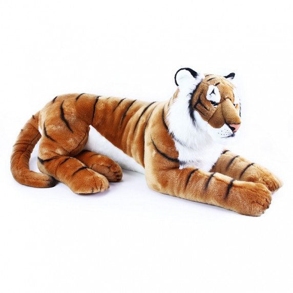Veľký ležiaci plyšový tiger 92 cm