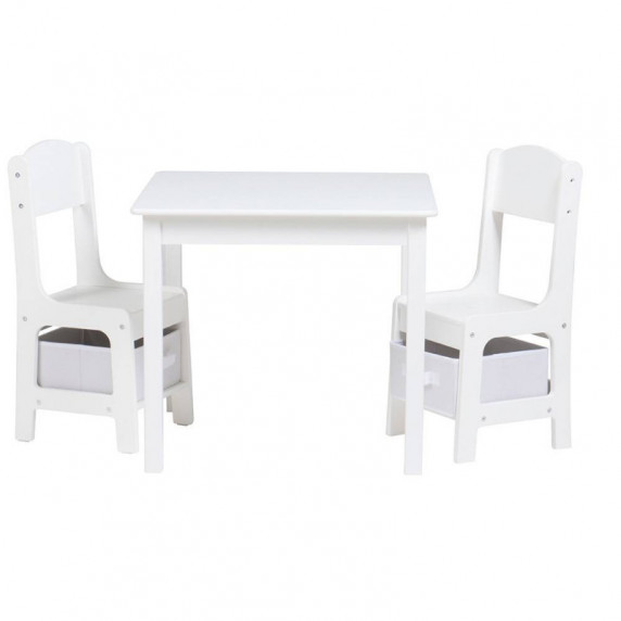 Detský stôl so stoličkami a úložným priestorom Nordic