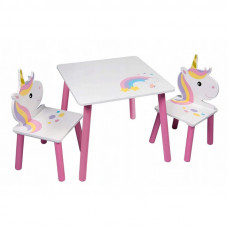 Detský stolík so stoličkami Jednorožec Preview