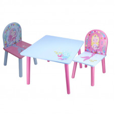 Detský stôl so stoličkami - Morská panna Preview