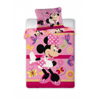 Detské posteľné obliečky 135 x 100 cm Minnie Mouse 