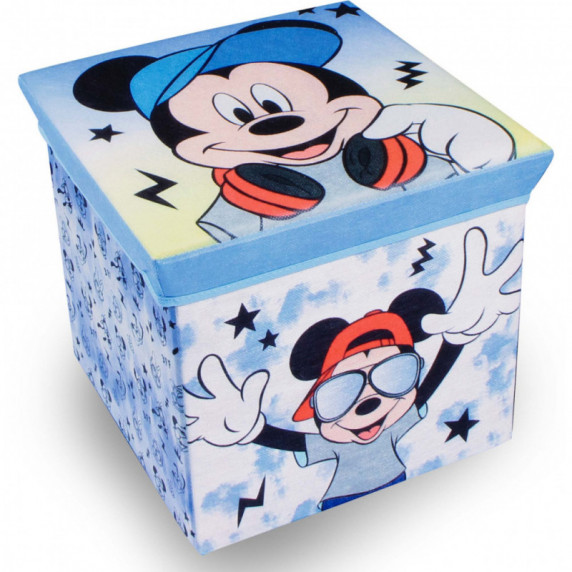 Úložný box na hračky a taburetka Mickey Mouse