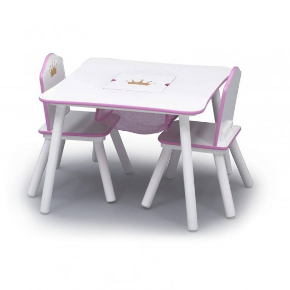 Detský stôl so stoličkami - princezné