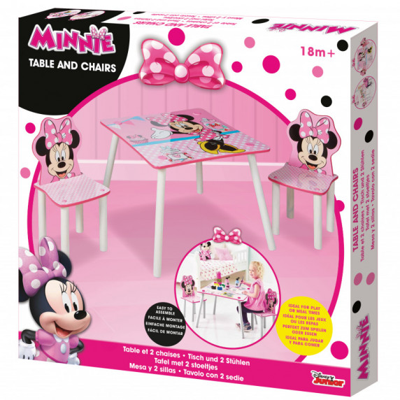Detský stolík so stoličkami Minnie II