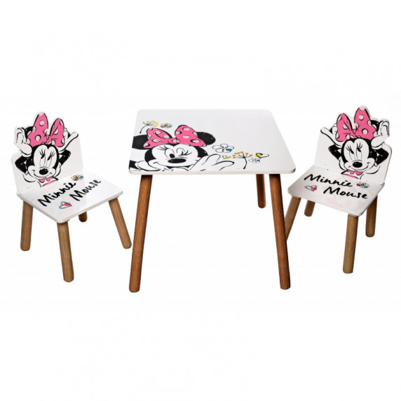 Detský stolík so stoličkami Minnie STAR0577