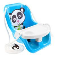 Hojdačka plastová Inlea4Fun Panda - modrá 