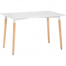 Jedálenský stôl 120 x 80 cm AGA CM-881570 - biely Preview