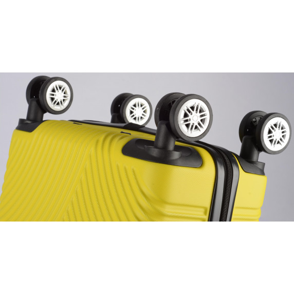 Cestovné kufre Aga Travel MR4654-Yellow - žlté