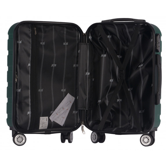 Cestovné kufre Aga Travel MR4650-DarkGreen - zelené