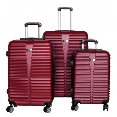 Cestovné kufre Linder Exclusiv Travel MC3079 S,M,L - burgundy Preview