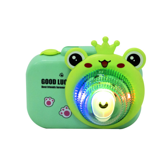 Detský fotoaparát s bublifukom Aga4Kids MR1376 - zelený