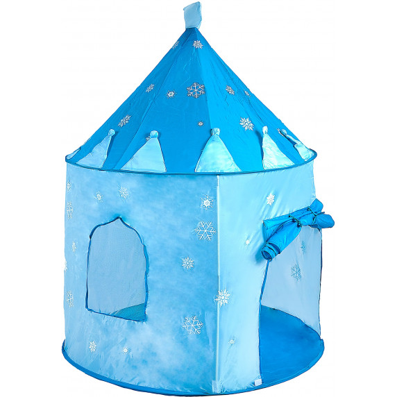 Detský hrací stan Aga4Kids Castle ICE PALACE ST-0108IPH 135x102 cm - Modrý