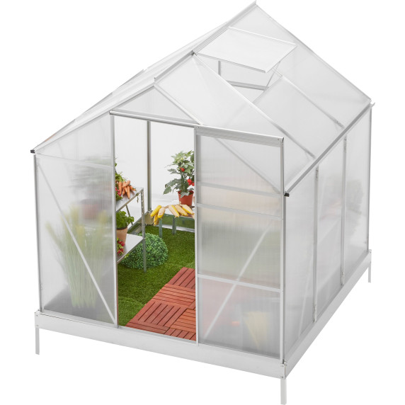 Záhradný skleník 190 x 190 x 207 cm + základňa AGA MR4037