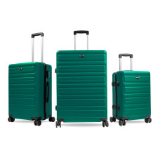Sada cestovných kufrov AGA Travel MR4657-Dark Green - tmavozelená 