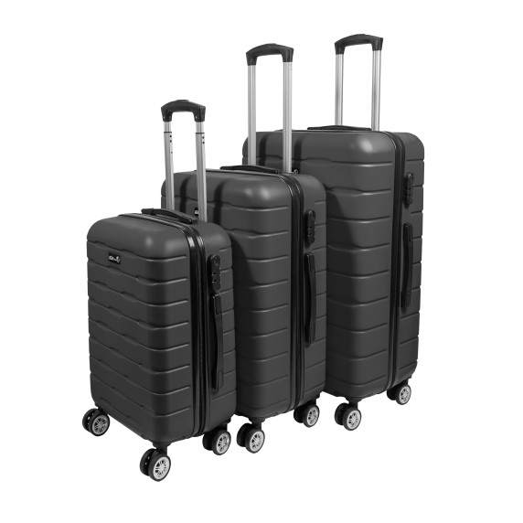 Sada cestovných kufrov AGA Travel MR4658-Dark-Grey - tmavosivá
