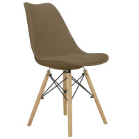 Jedálenská stolička AGA MR2035 - hnedá 