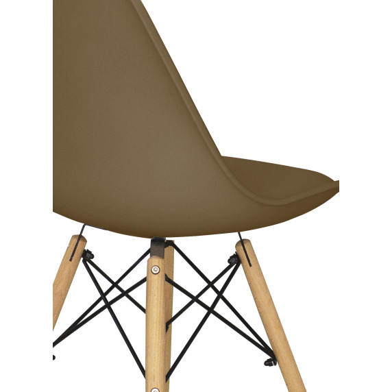 Jedálenská stolička AGA MR2035 - hnedá