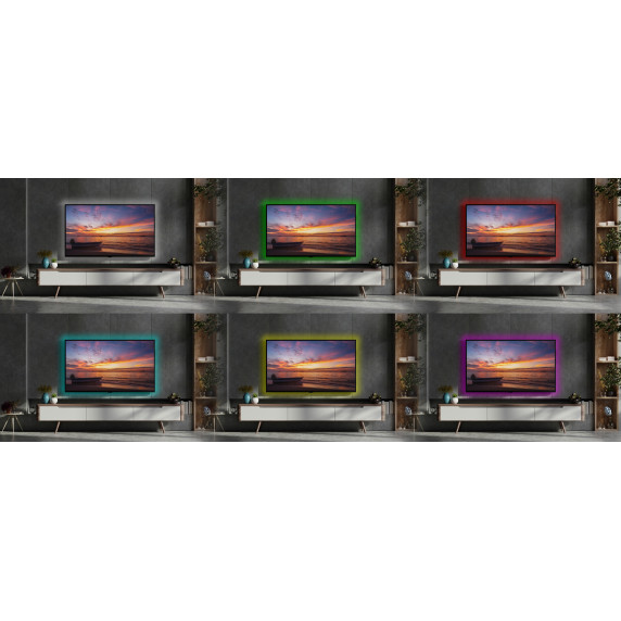 2x RGB LED pásik za televíziu 4 x 50 cm AGA 2x MR8003